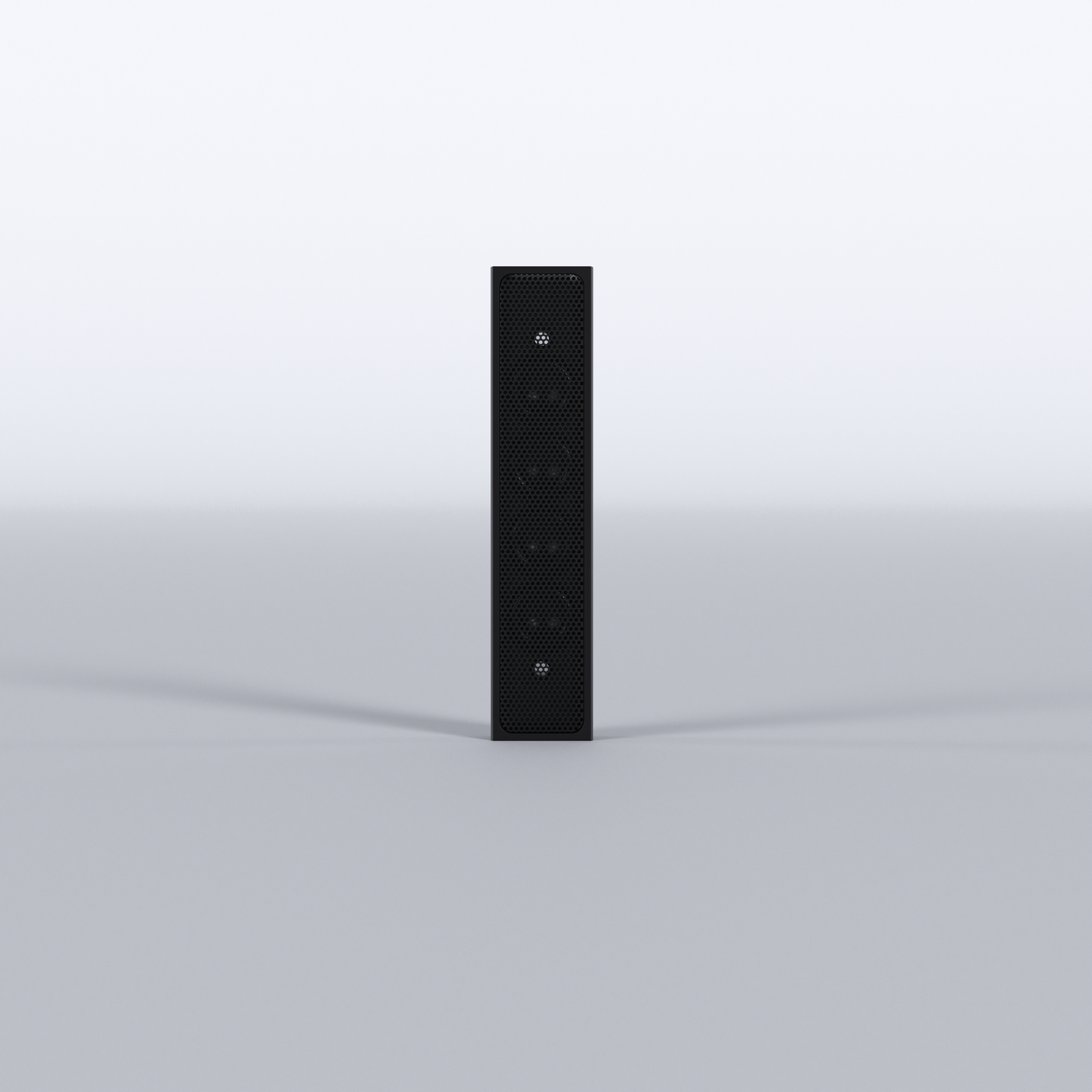 Ecler - Enceinte colonne ultra-compacte, 4 haut-parleurs de 0,5 pouce délivrant 16 WRMS à 16 ohms, couleur noire.