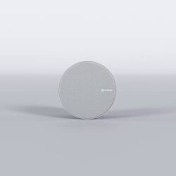 Ecler – 3″ ceiling speaker with 20W RMS @8 Ohm and 100V tapping (10W), including integrated backcan. Colour white.