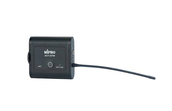 MIPRO - Émetteur de poche avec connecteur Mini-XLR uniquement (IP-67, boîtier en plastique, écran LCD), fréquence 5ND